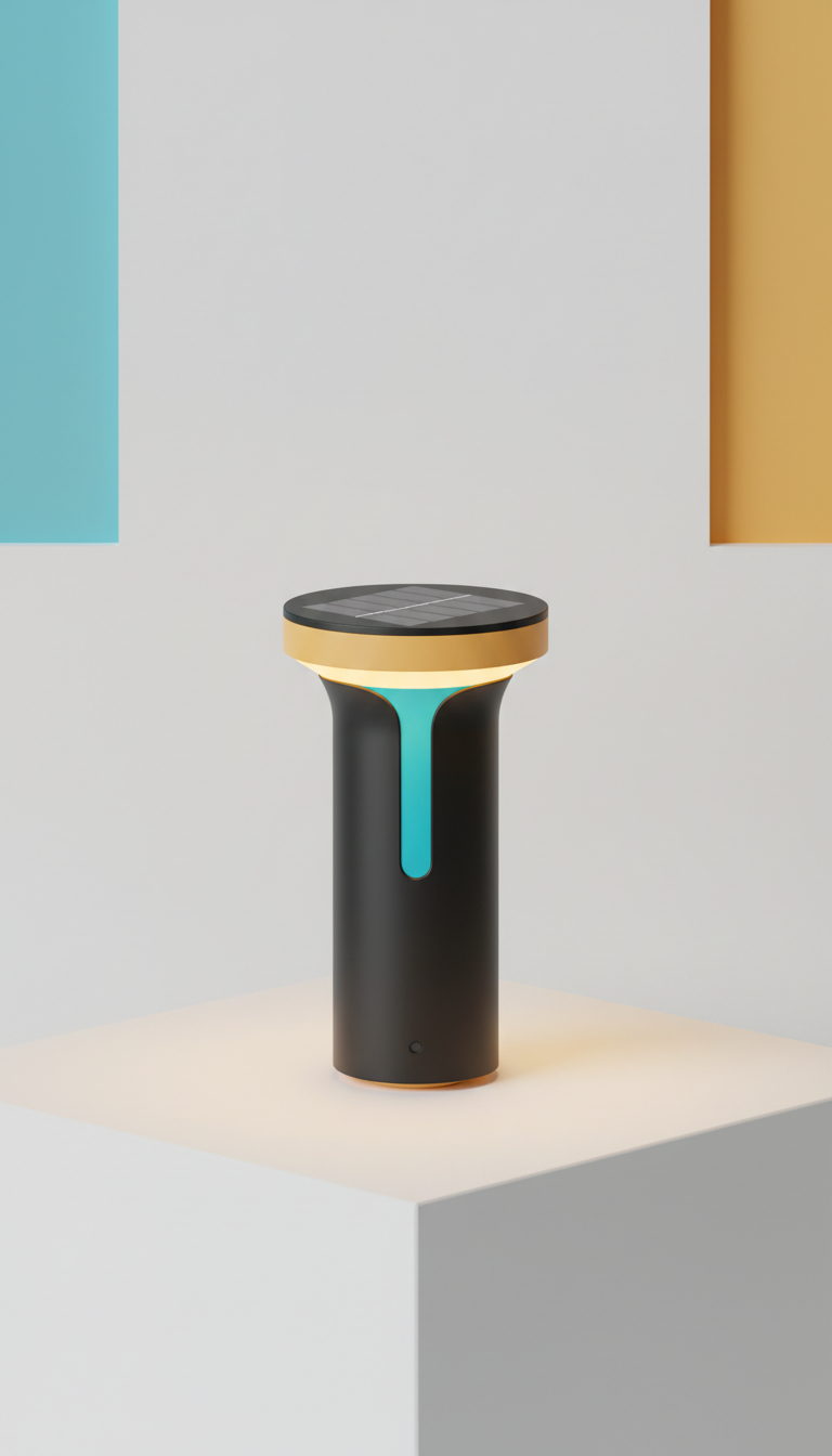 Slim Solar Outdoor Path Light
